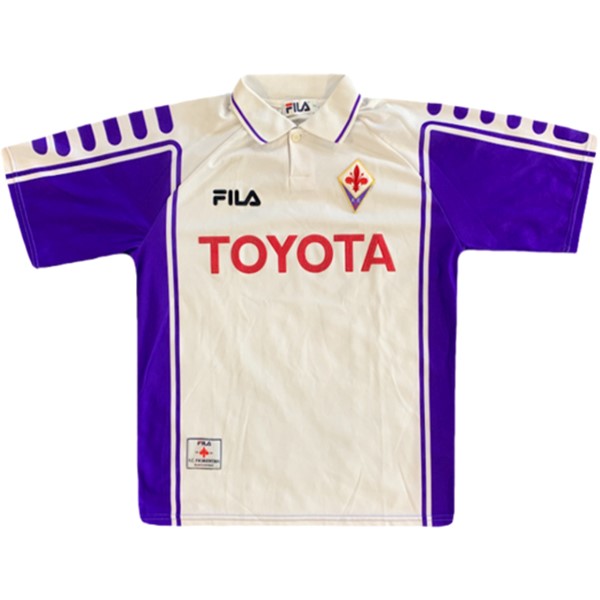 Thailandia Maglia Fiorentina FILA Away Retro 1999 2000 Bianco